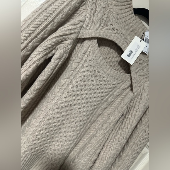 NTW SEA NEW YORK CUT OUT CABLE SWEATER - Picture 2 of 6